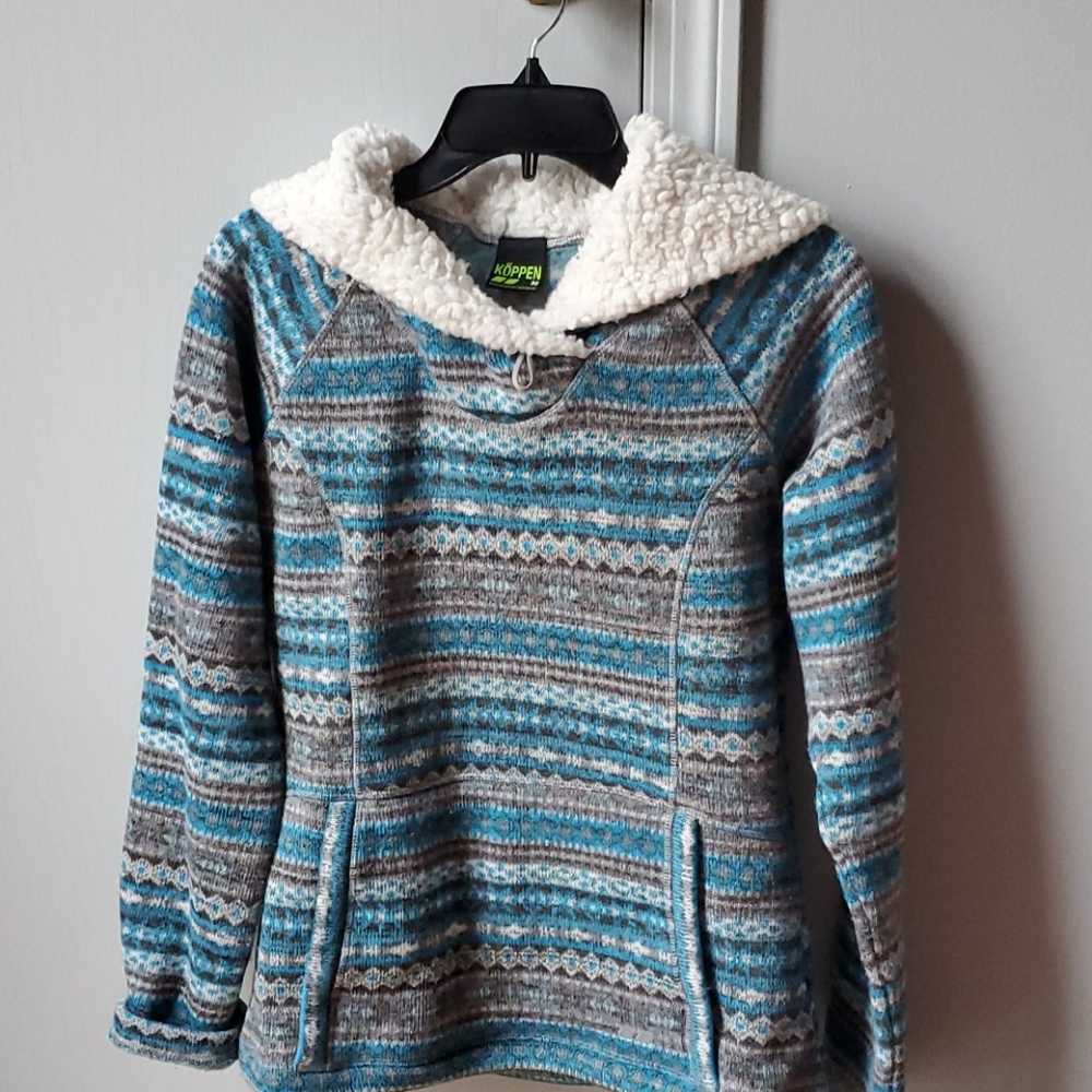 Super Comfy Soft, Soft Hooded Sweater, Like New - image 1
